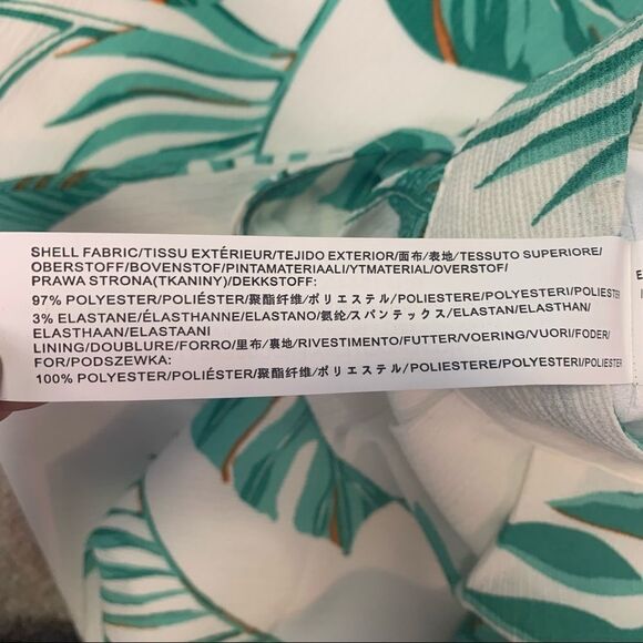 J.O.A. New with tag Printed Ivory green Wide - Picture 11 of 16